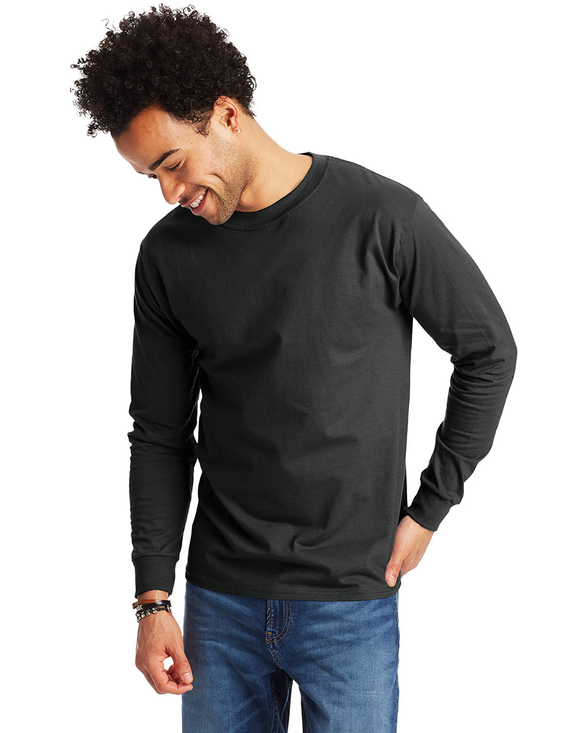 UNMATCHED-DURABILITY-AND-COMFORT-HANES-ADULT-LONG-SLEEVE-BEEFY-T