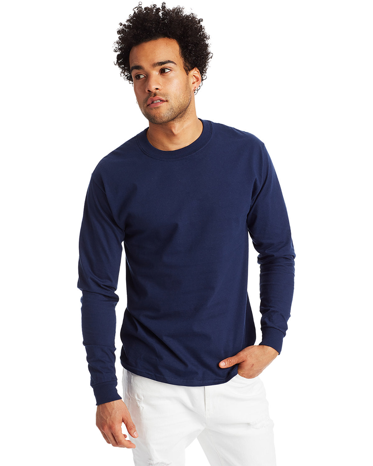 UNMATCHED-DURABILITY-AND-COMFORT-HANES-ADULT-LONG-SLEEVE-BEEFY-T