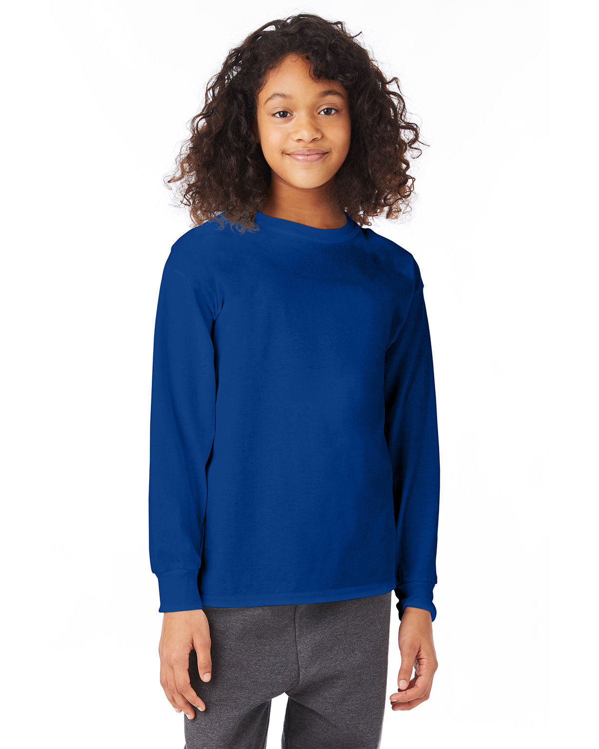 THE-AUTHENTIC-COMFORT-HANES-YOUTH-AUTHENTIC-T-LONG-SLEEVE-T-SHIRT