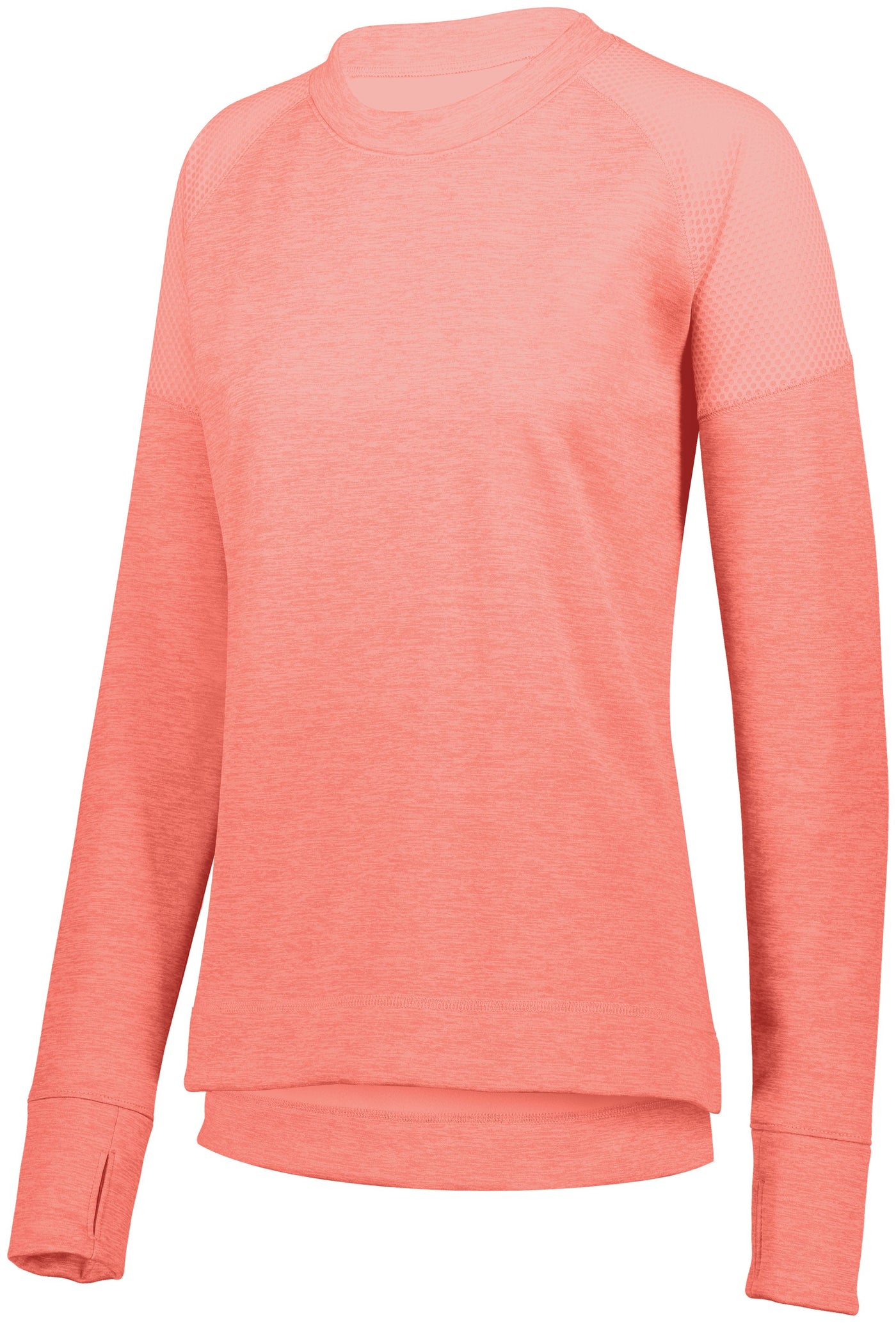 Ladies Zoe Tonal Heather Pullover - Apparel Globe