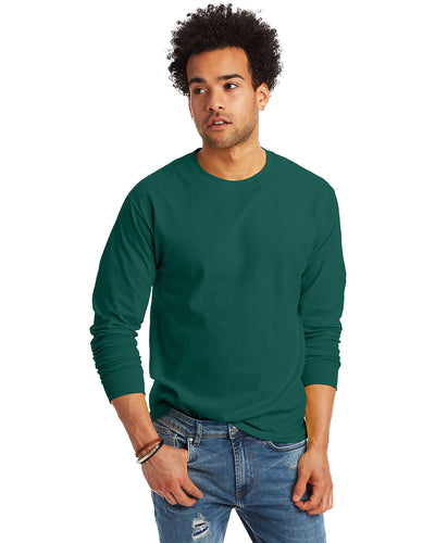 THE-AUTHENTIC-COMFORT-HANES-ADULT-AUTHENTIC-T-LONG-SLEEVE-T-SHIRT