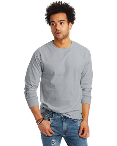 THE-AUTHENTIC-COMFORT-HANES-ADULT-AUTHENTIC-T-LONG-SLEEVE-T-SHIRT