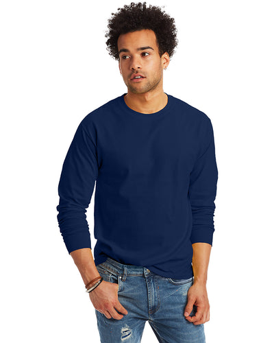 THE-AUTHENTIC-COMFORT-HANES-ADULT-AUTHENTIC-T-LONG-SLEEVE-T-SHIRT