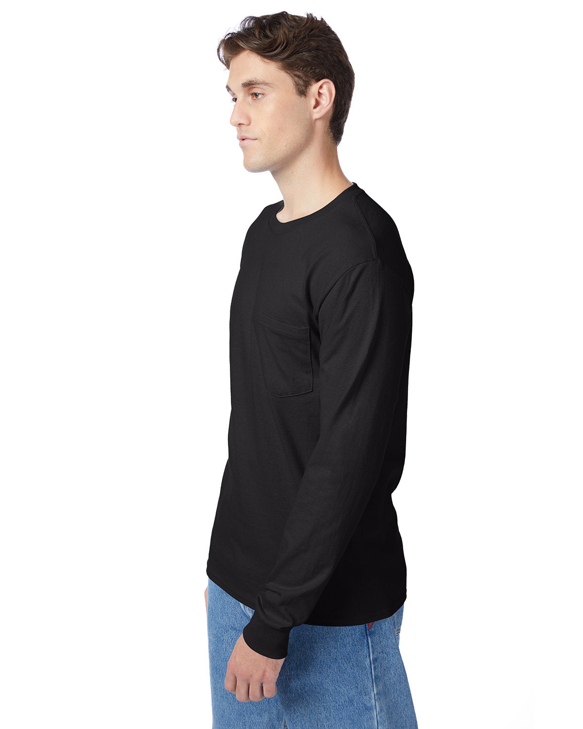 THE-AUTHENTIC-COMFORT-WITH-ADDED-CONVENIENCE-HANES-MENS-AUTHENTIC-T-LONG-SLEEVE-POCKET-T-SHIRT