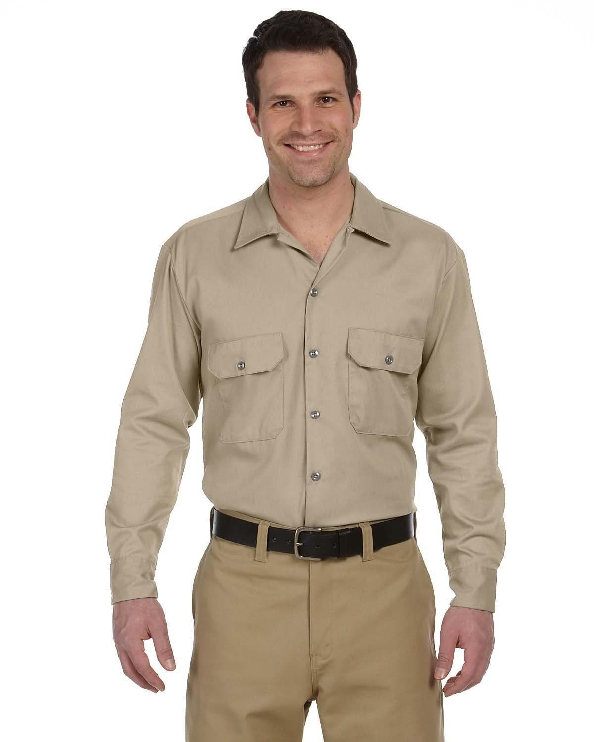 Men's 5.25 oz./ydÂ² Long-Sleeve WorkÂ Shirt - Apparel Globe