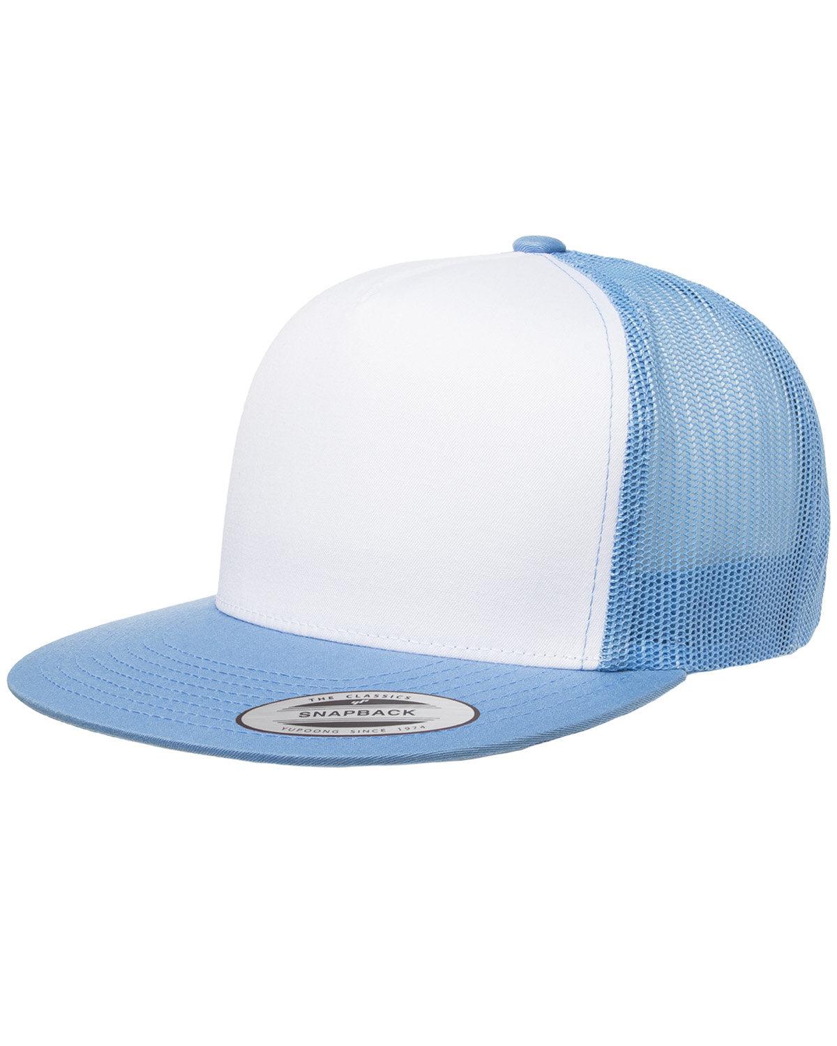 Adult Classic Trucker with White Front Panel Cap - Apparel Globe