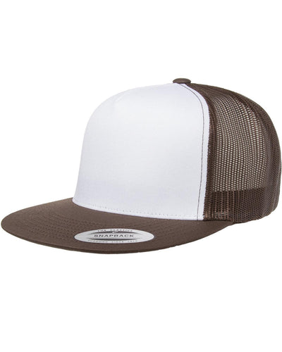 Adult Classic Trucker with White Front Panel Cap - Apparel Globe