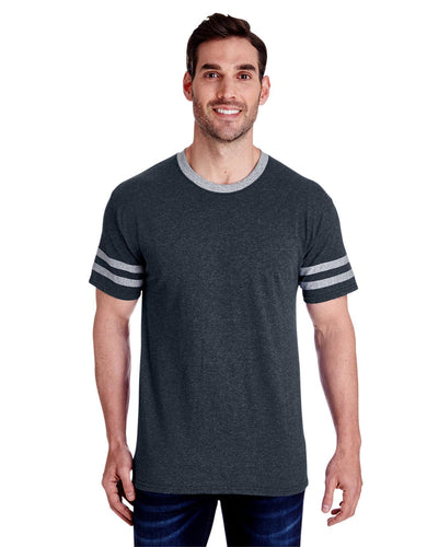 Adult TRI-BLEND Varsity Ringer T-Shirt - Apparel Globe