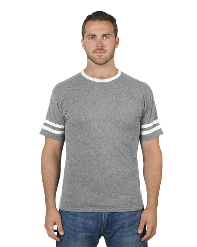 Adult TRI-BLEND Varsity Ringer T-Shirt - Apparel Globe