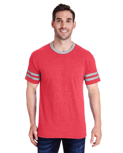 Adult TRI-BLEND Varsity Ringer T-Shirt - Apparel Globe