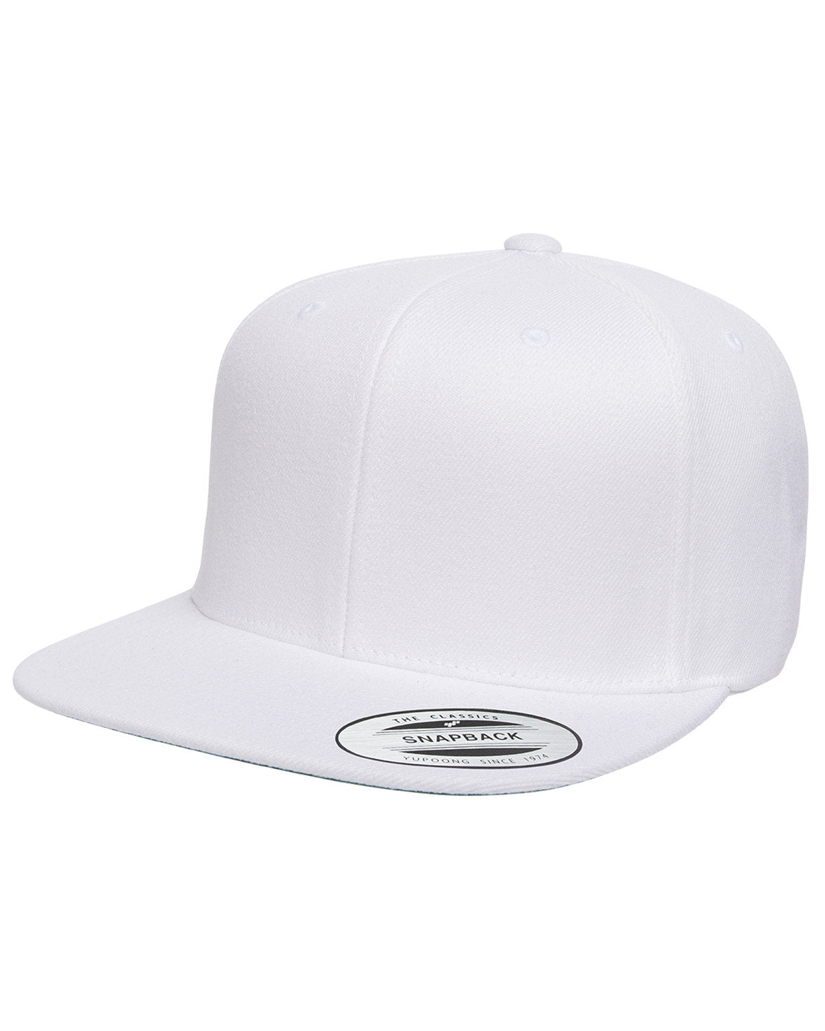 Yupoong Adult 6-Panel Structured Snapback: Classic Style with Flat Visor Sophistication