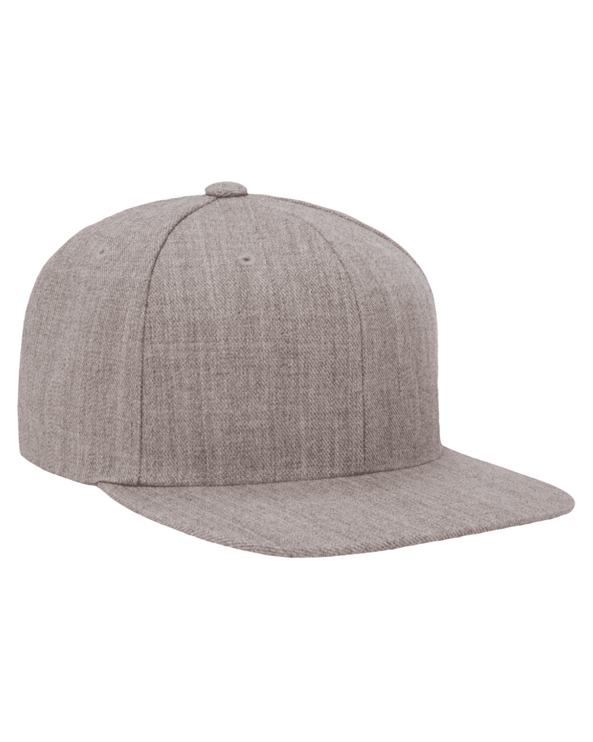 Yupoong Adult 6-Panel Structured Snapback: Classic Style with Flat Visor Sophistication