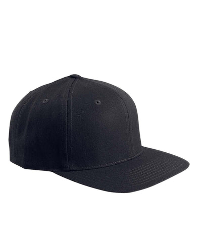 Yupoong Adult 6-Panel Structured Snapback: Classic Style with Flat Visor Sophistication