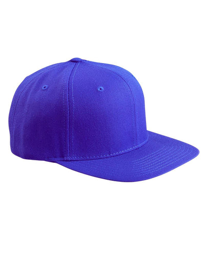 Yupoong Adult 6-Panel Structured Snapback: Classic Style with Flat Visor Sophistication