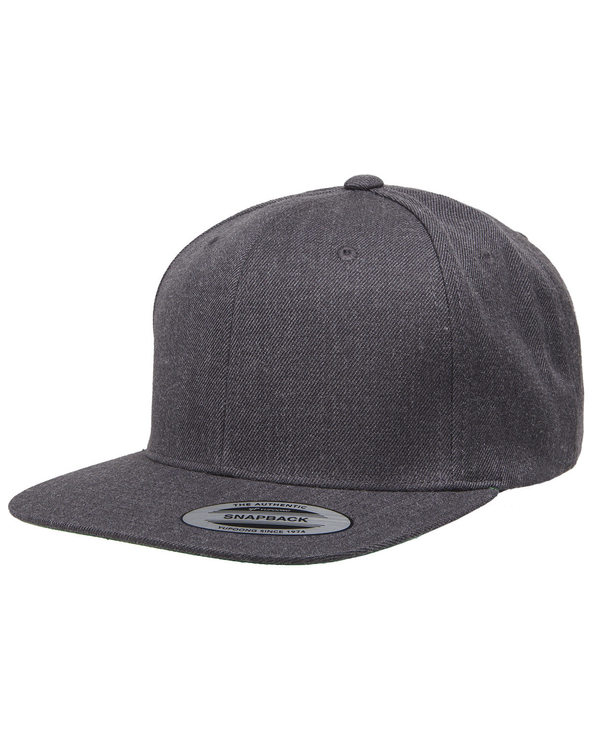 Yupoong Adult 6-Panel Structured Snapback: Classic Style with Flat Visor Sophistication