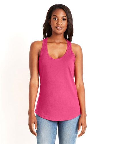 "Effortlessly Chic: Ladies' Gathered Racerback Tank Collection" - Apparel Globe