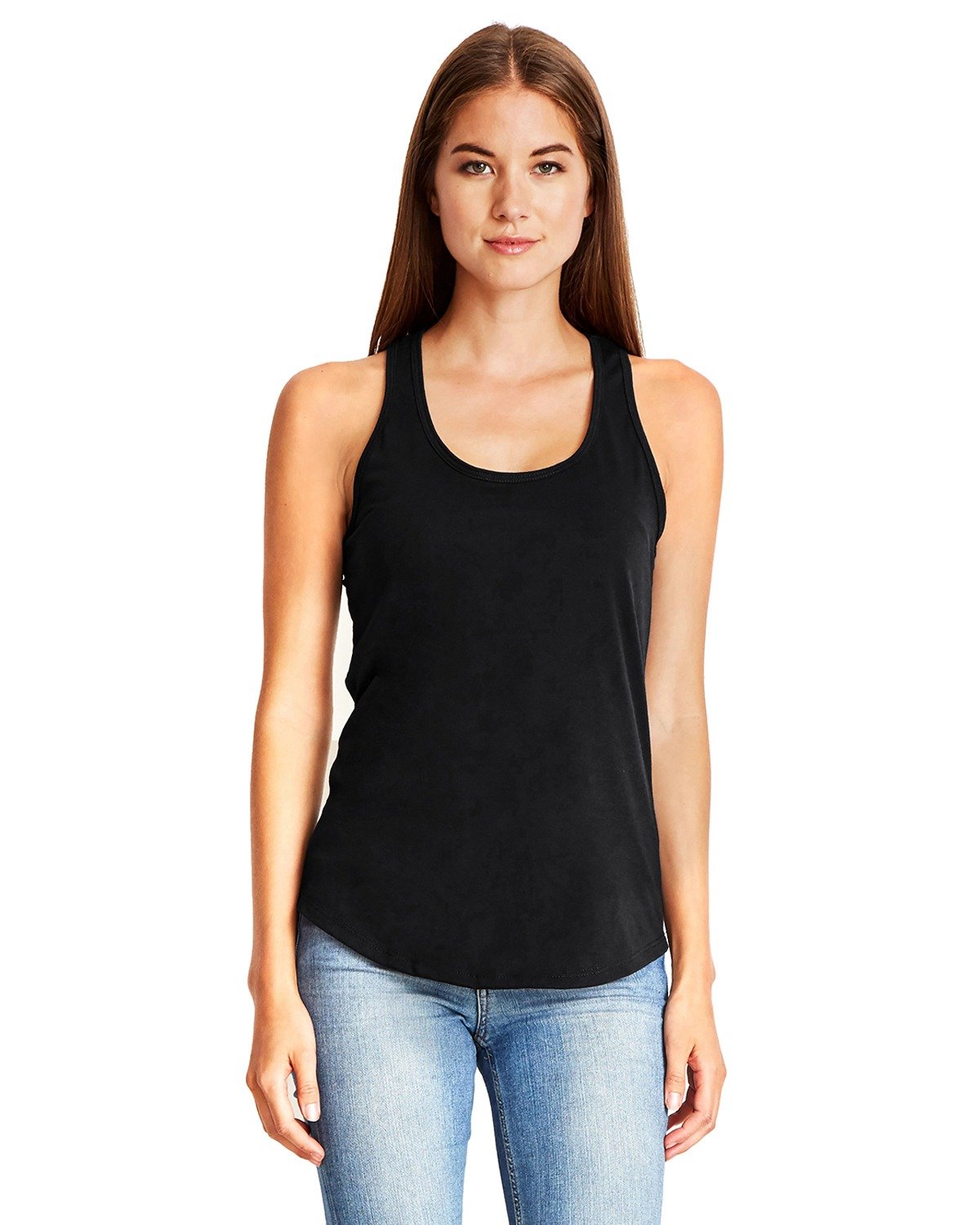 "Effortlessly Chic: Ladies' Gathered Racerback Tank Collection" - Apparel Globe