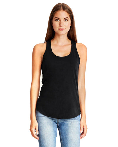 "Effortlessly Chic: Ladies' Gathered Racerback Tank Collection" - Apparel Globe