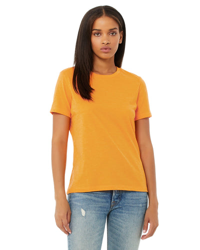 Bella + Canvas Ladies' Relaxed Heather CVC Short-Sleeve Tee: Effortless Style and Comfort