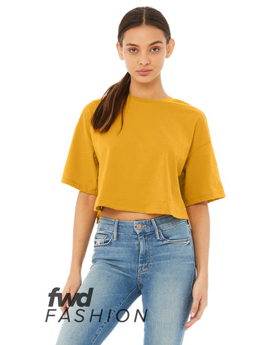 Bella + Canvas FWD Fashion Ladies' Jersey Cropped T-Shirt: Embrace the Trendsetting Style