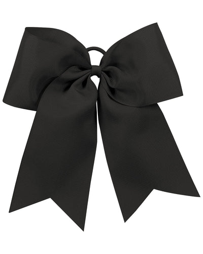 Cheer Solid Grosgrain Hair Bow - Apparel Globe