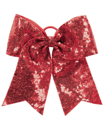 Sequin Cheer Glitter Bow - Apparel Globe