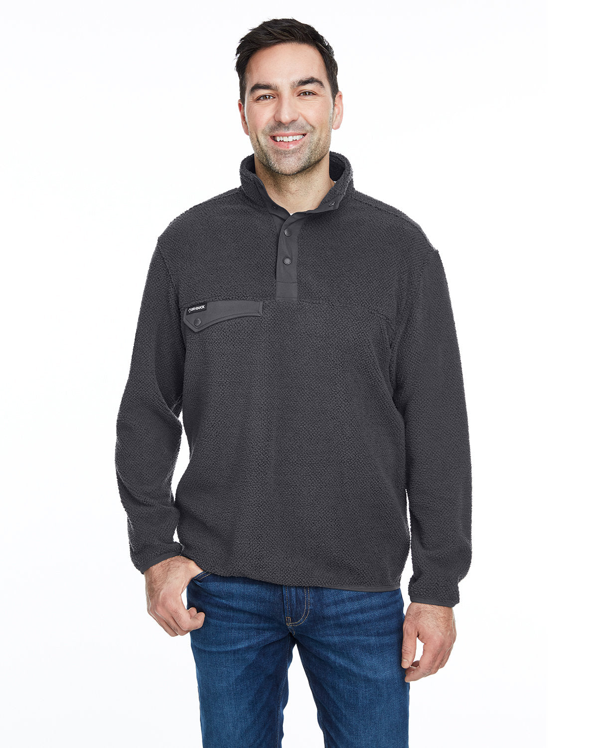 Dri Duck Men's Brooks Sherpa Fleece Pullover: Cozy Comfort for Every Adventure