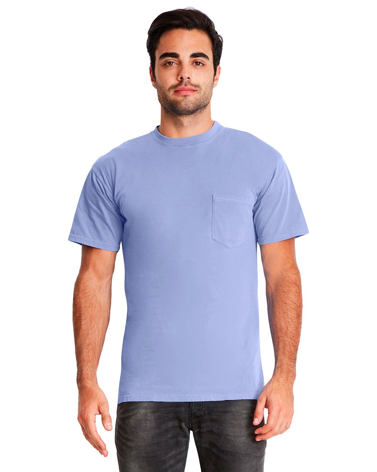 "Artistic Expression: Adult Inspired Dye Crew with Pocket" - Apparel Globe