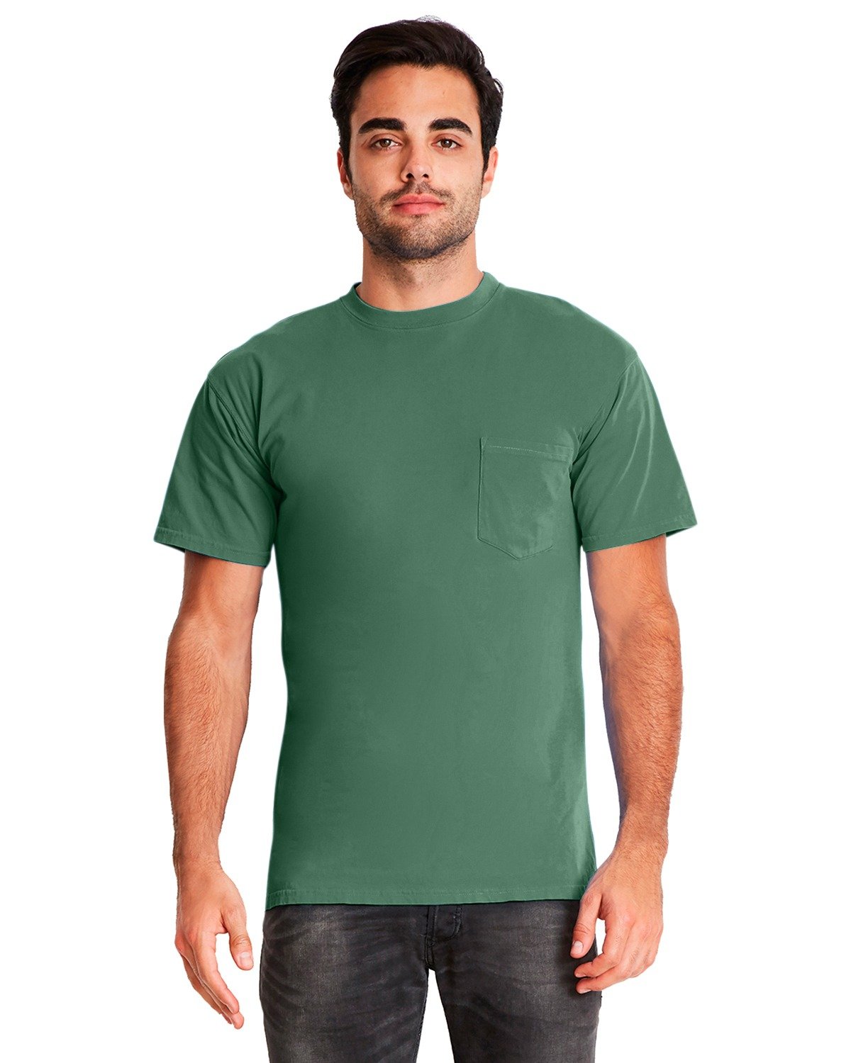 "Artistic Expression: Adult Inspired Dye Crew with Pocket" - Apparel Globe