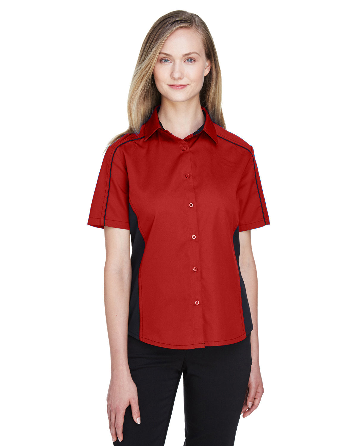 Ladies' Fuse Colorblock Twill Shirt - Apparel Globe