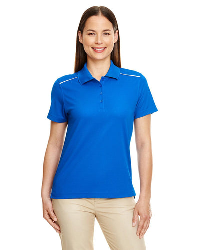 Ladies' Radiant Performance PiquÃ© Polo with Reflective Piping - Apparel Globe