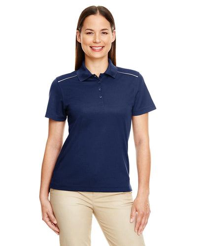 Ladies' Radiant Performance PiquÃ© Polo with Reflective Piping - Apparel Globe