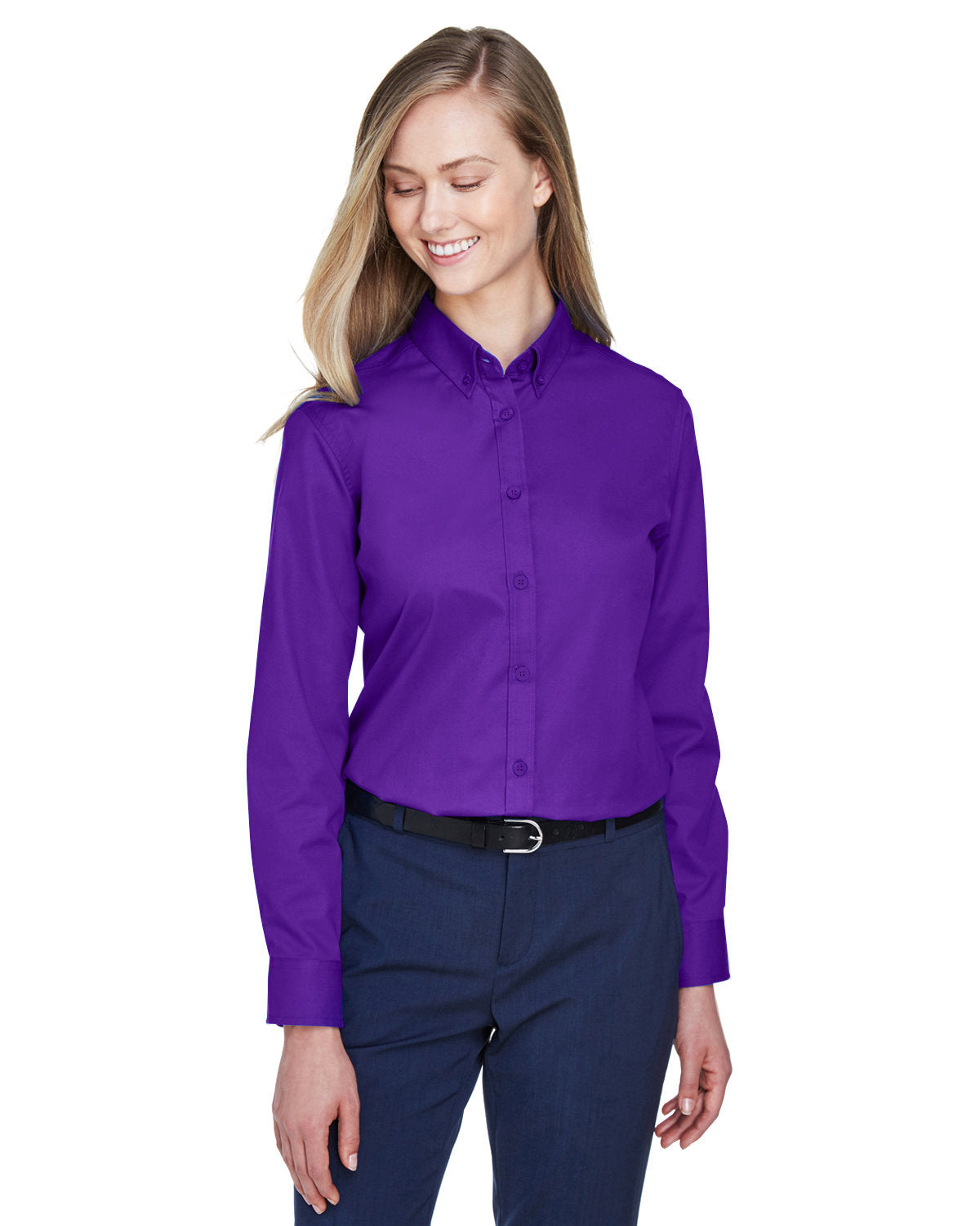 Ladies' Operate Long-Sleeve Twill Shirt - Apparel Globe