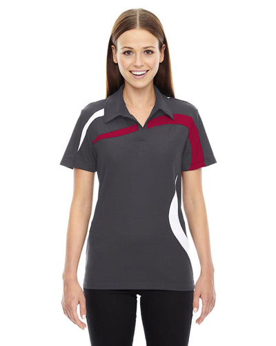 Ladies' Impact Performance Polyester PiquÃ© Colorblock Polo - Apparel Globe