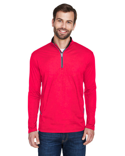 Stay Cool and Active: UltraClub Men's Cool & Dry Sport Quarter-Zip Pullover