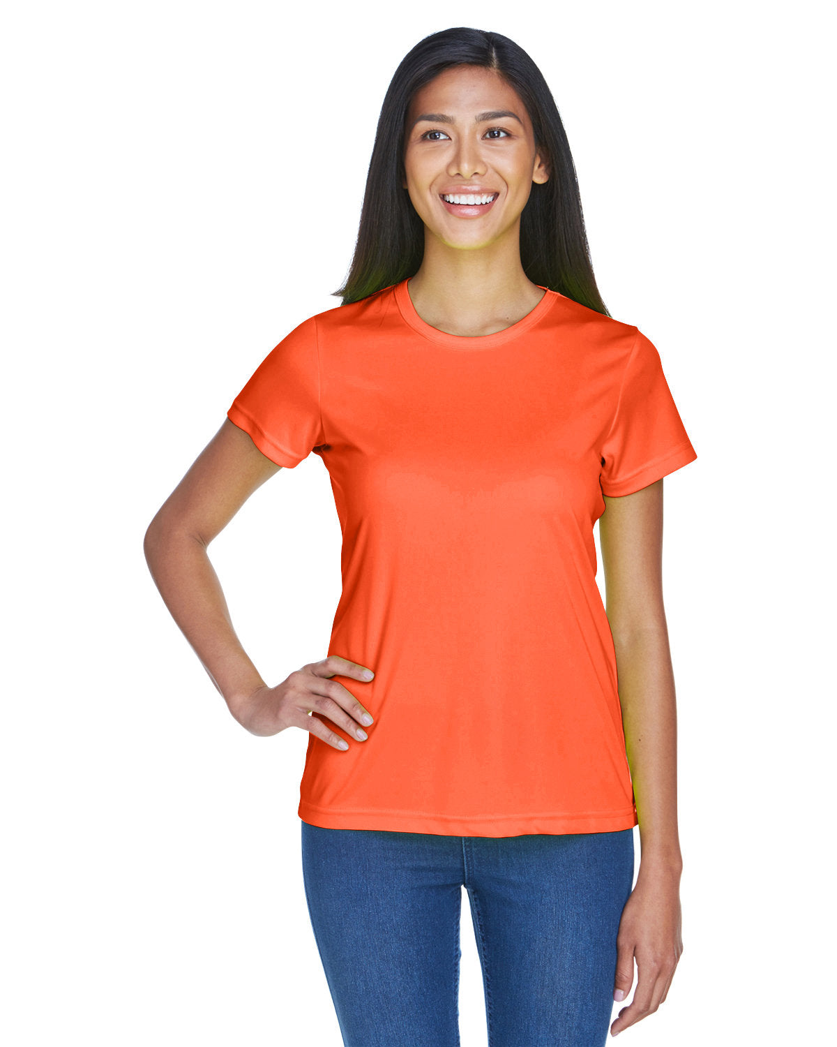 Effortless Performance: UltraClub Ladies' Cool & Dry Sport Performance Interlock T-Shirt