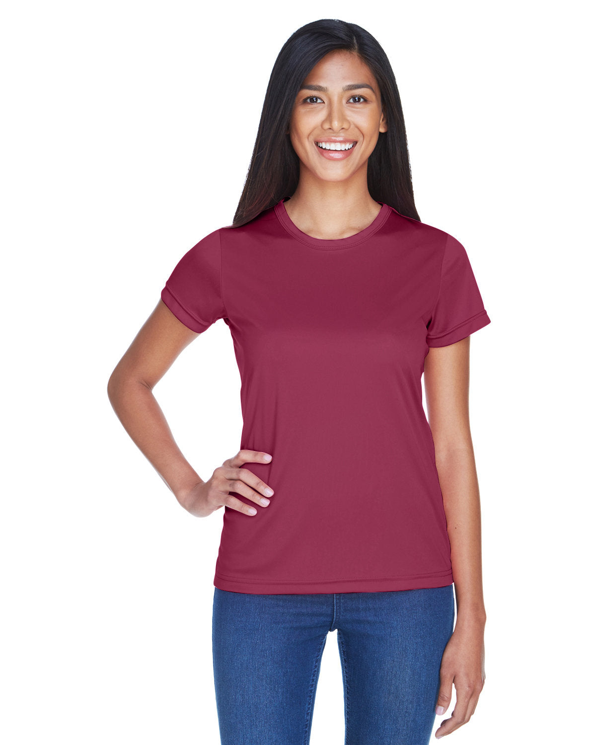 Effortless Performance: UltraClub Ladies' Cool & Dry Sport Performance Interlock T-Shirt