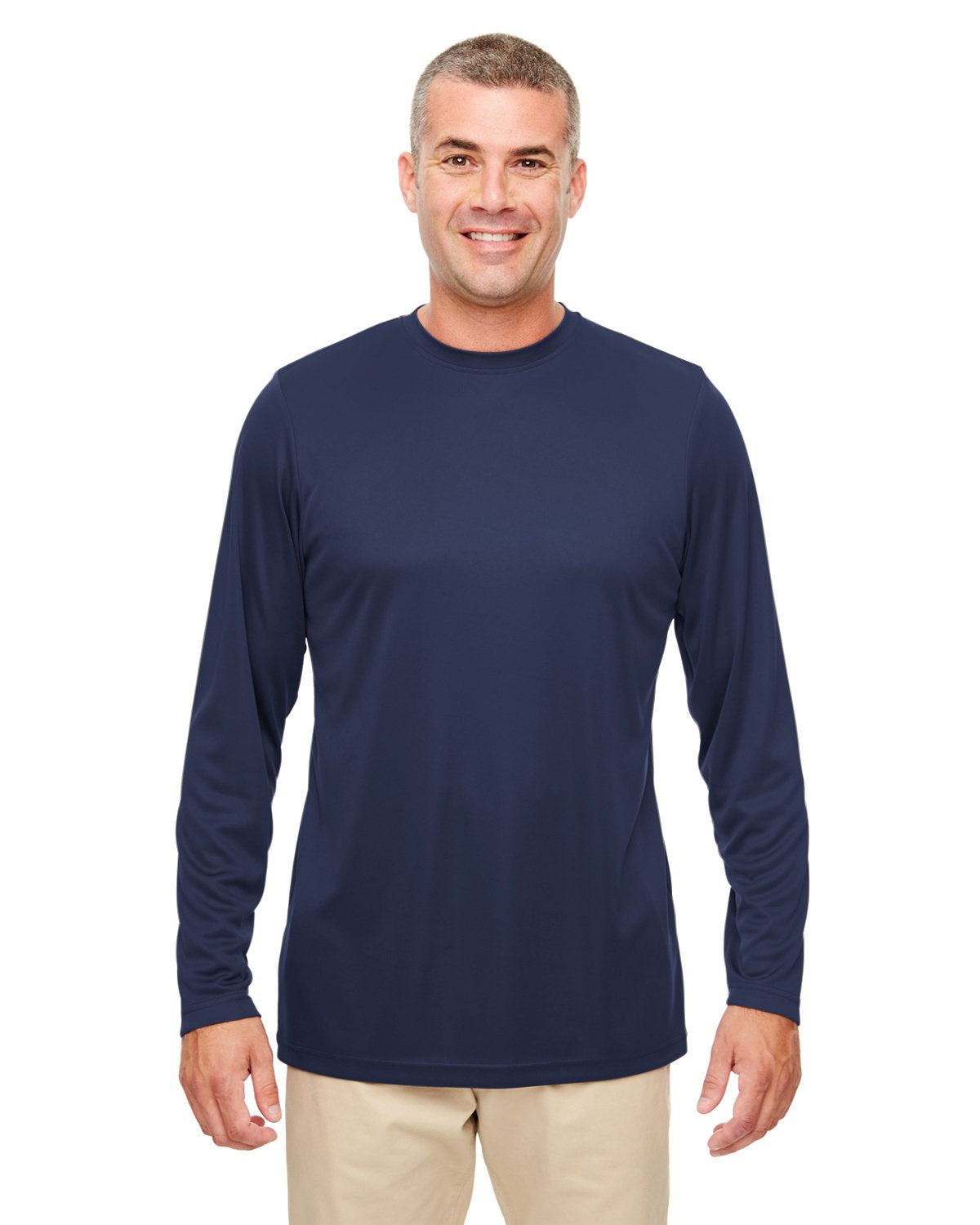 Elevate Your Performance: UltraClub Men's Cool & Dry Long-Sleeve Performance Top