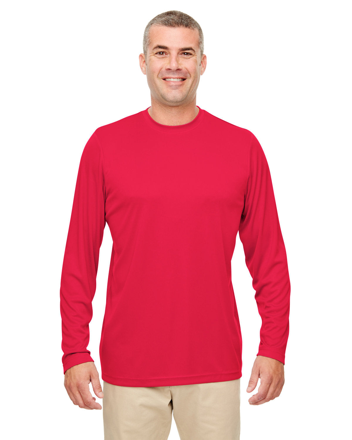 Elevate Your Performance: UltraClub Men's Cool & Dry Long-Sleeve Performance Top