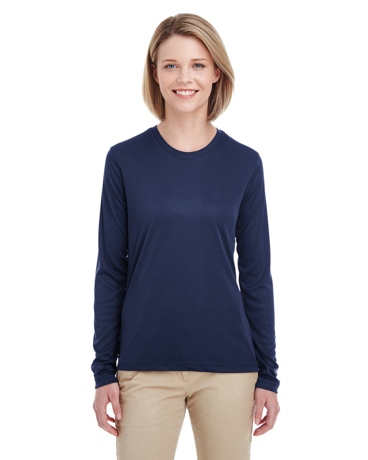 Ladies' Cool & Dry Performance Long-Sleeve Top - Apparel Globe