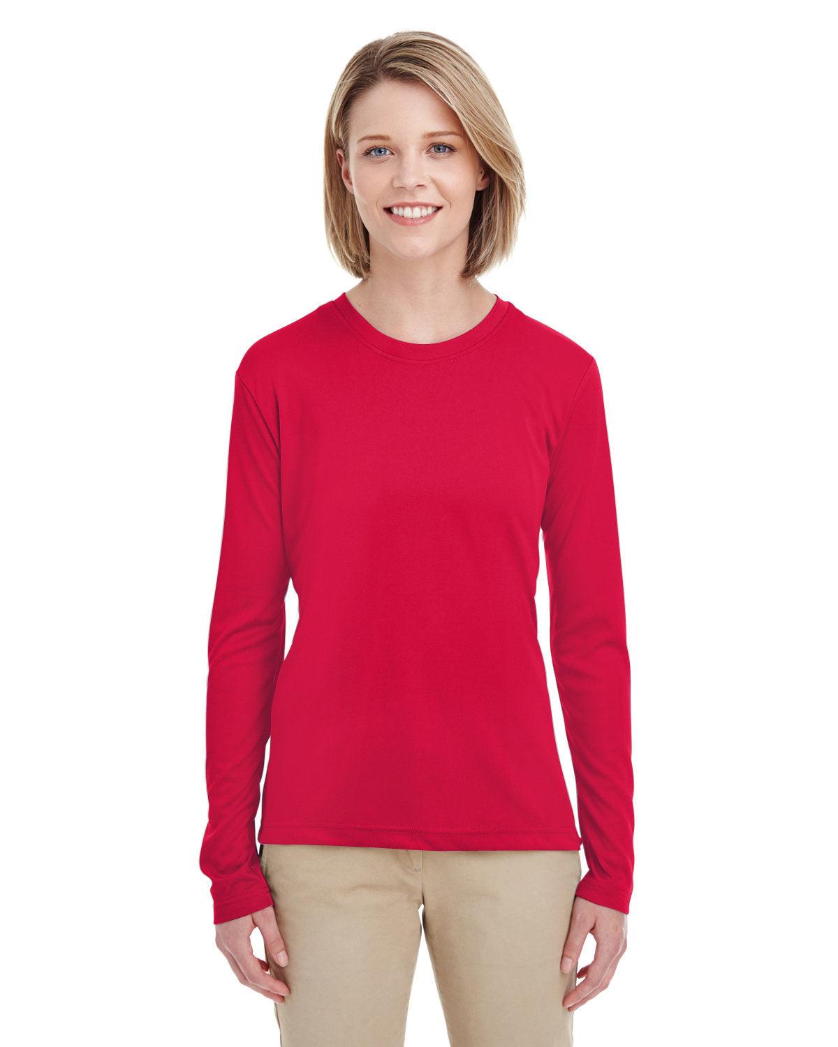 Ladies' Cool & Dry Performance Long-Sleeve Top - Apparel Globe