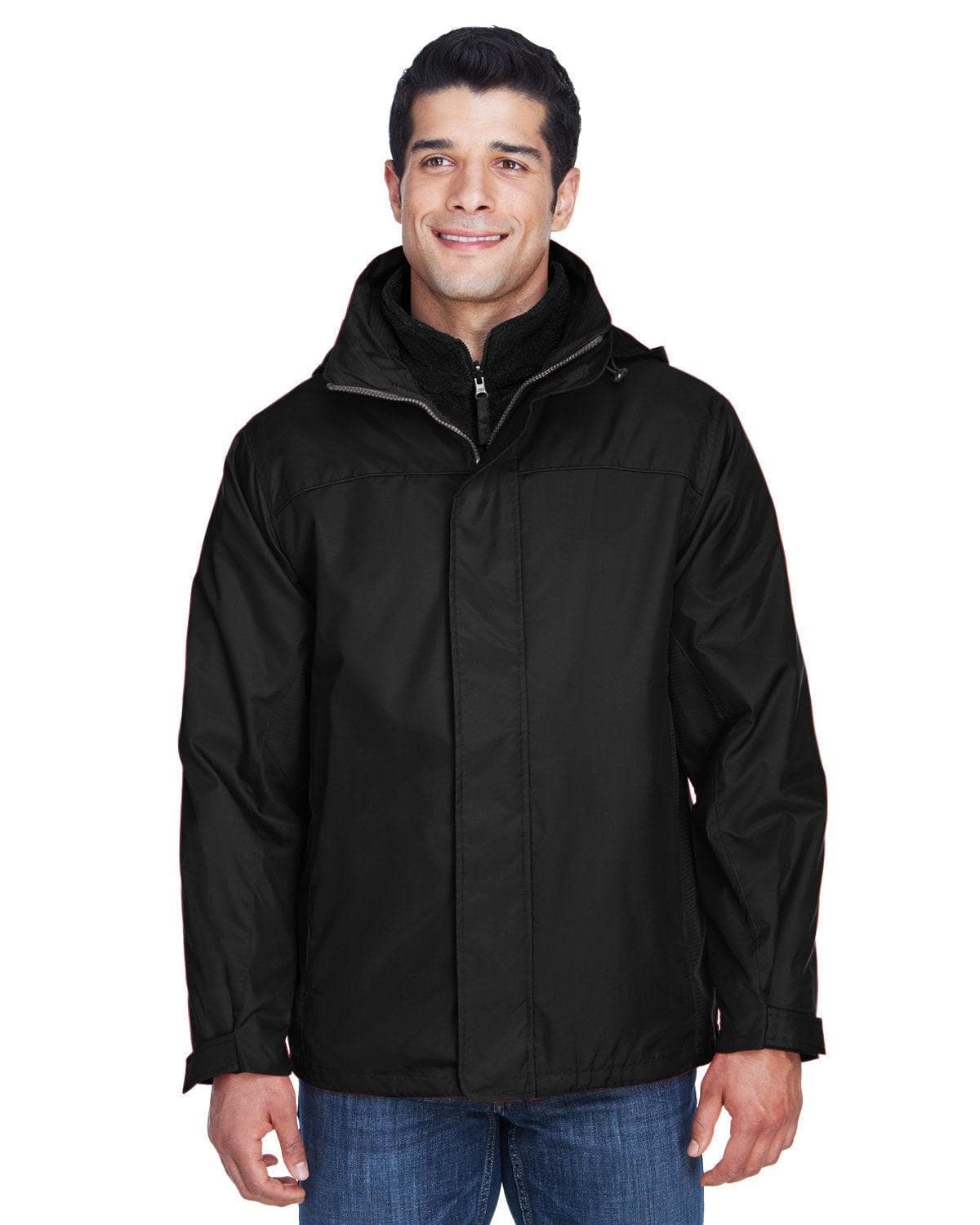 North End Adult 3-in-1 Two-Tone Parka  Adult 3-in-1 Jacket - Apparel Globe