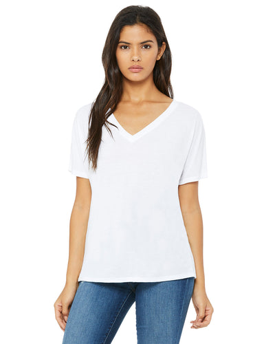 Bella + Canvas Ladies' Slouchy V-Neck T-Shirt: Relaxed Style and Comfort