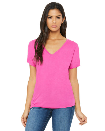 Bella + Canvas Ladies' Slouchy V-Neck T-Shirt: Relaxed Style and Comfort