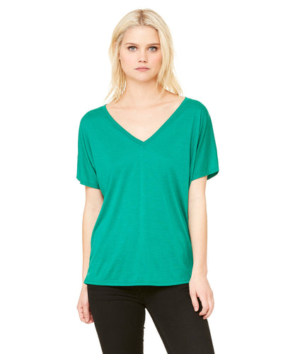 Bella + Canvas Ladies' Slouchy V-Neck T-Shirt: Relaxed Style and Comfort