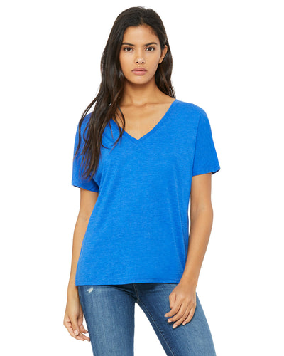 Bella + Canvas Ladies' Slouchy V-Neck T-Shirt: Relaxed Style and Comfort