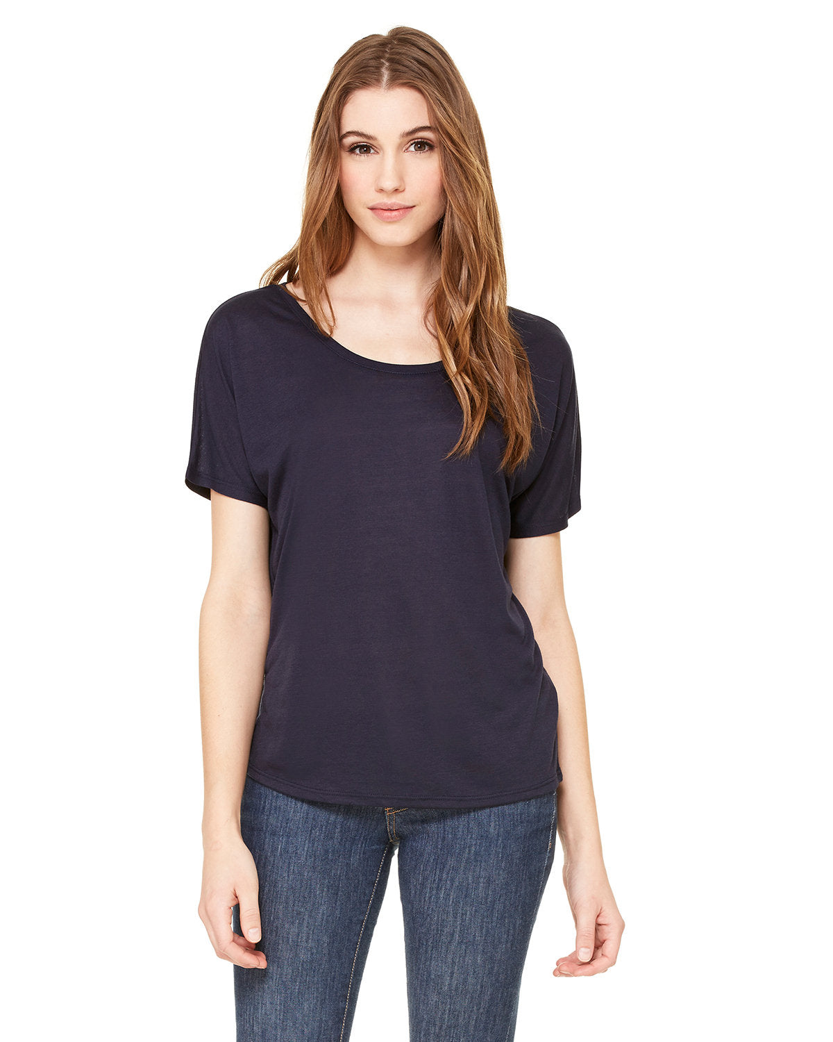 Bella + Canvas Ladies' Slouchy Scoop-Neck T-Shirt: Effortless Comfort and Relaxed Style