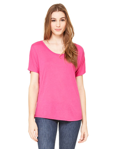 Bella + Canvas Ladies' Slouchy Scoop-Neck T-Shirt: Effortless Comfort and Relaxed Style