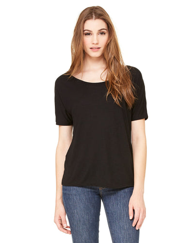 Bella + Canvas Ladies' Slouchy Scoop-Neck T-Shirt: Effortless Comfort and Relaxed Style