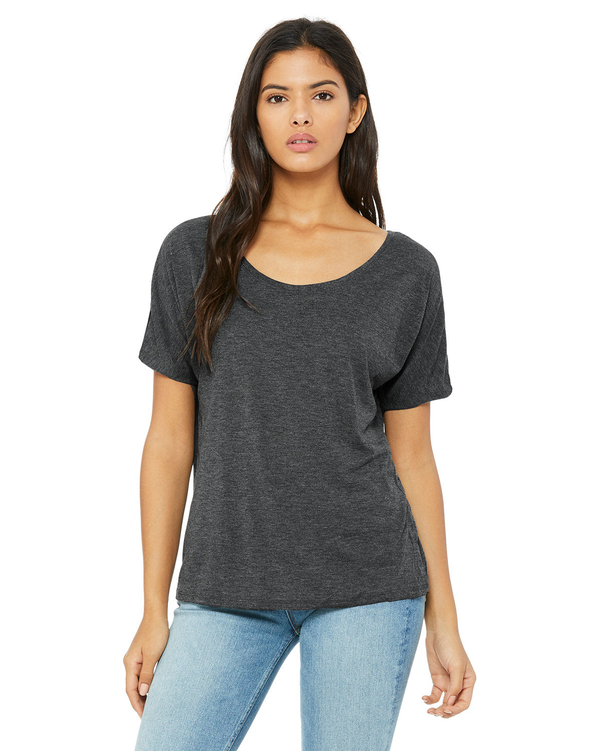 Bella + Canvas Ladies' Slouchy Scoop-Neck T-Shirt: Effortless Comfort and Relaxed Style